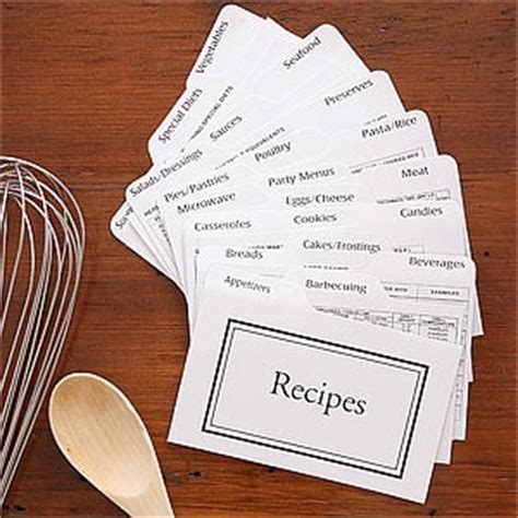 3x5 recipe box dividers metal|5x7 recipe card dividers.